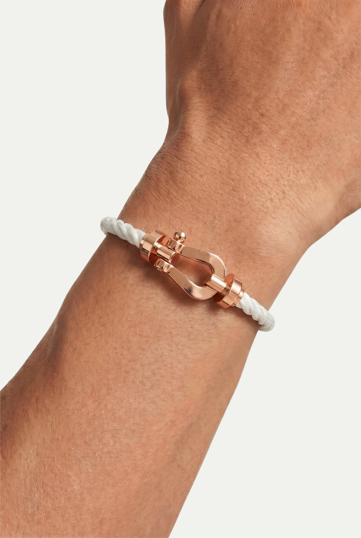Fermó Yacht-Armband Weiß/Roségold