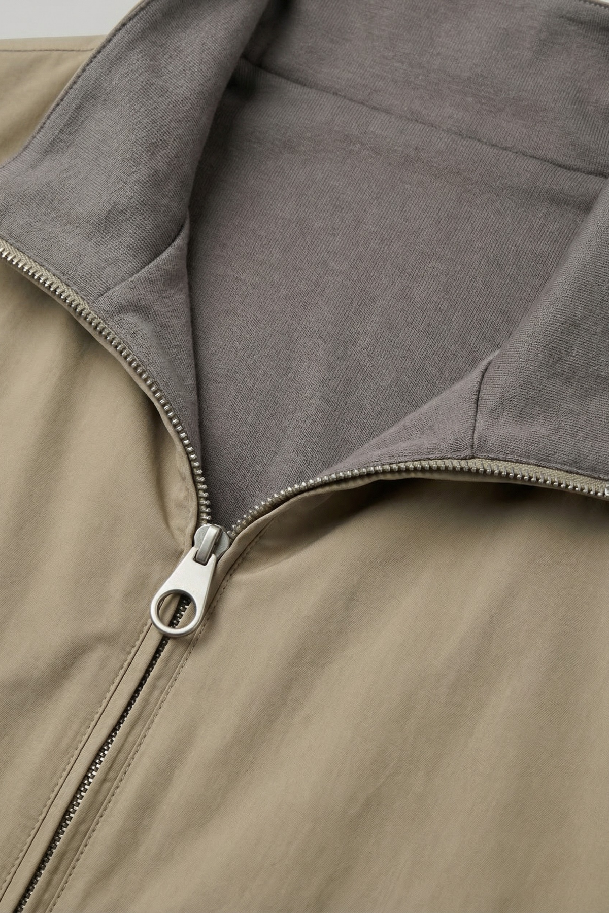 Giacca reversibile beige