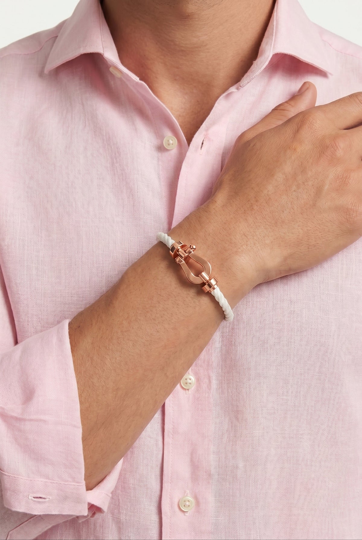 Fermó Yacht Bracelet White/Rose Gold