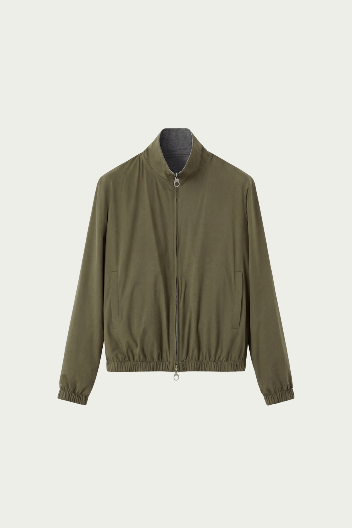 Veste réversible vert olive