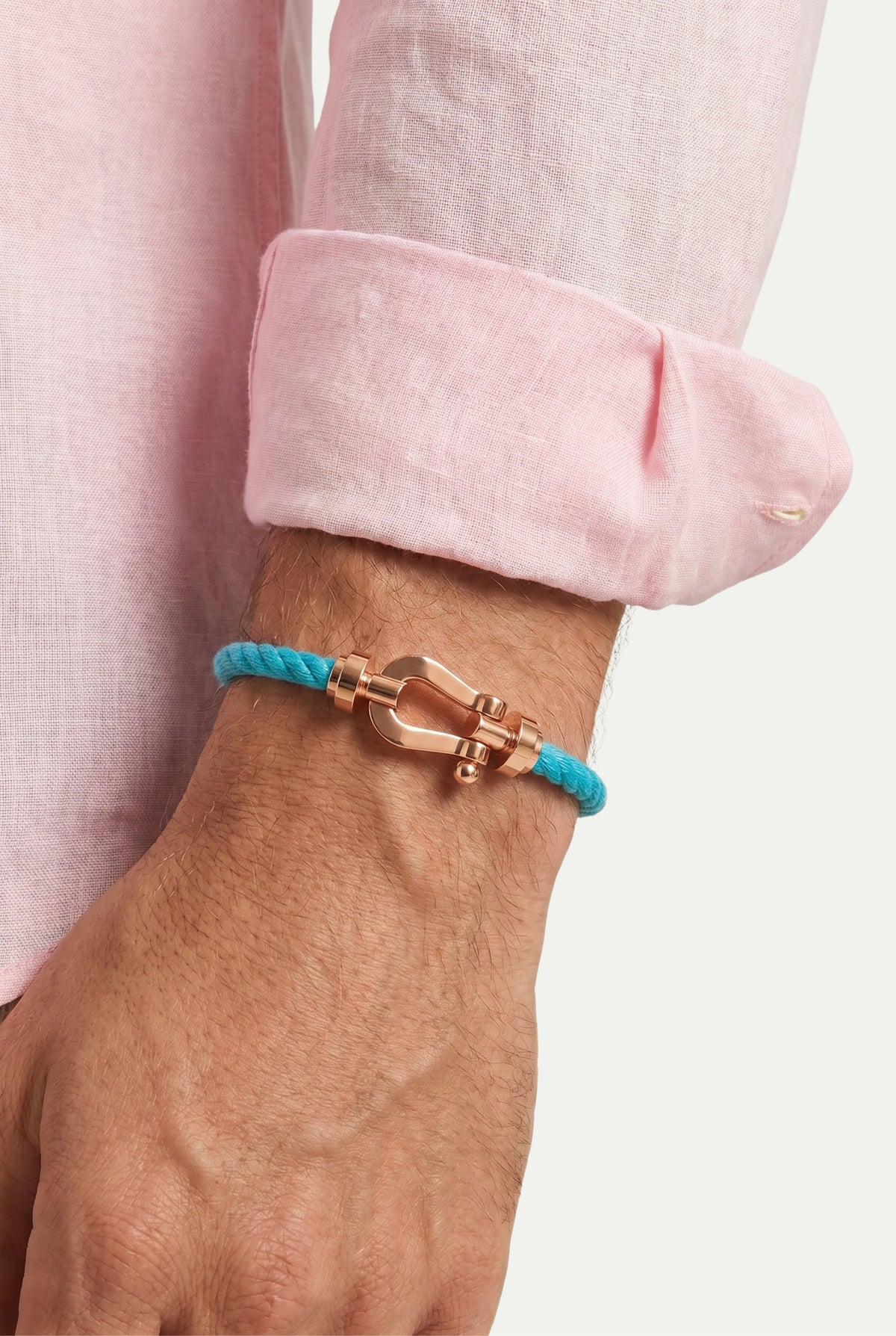 Fermó Yacht Bracelet Blue/Rose Gold