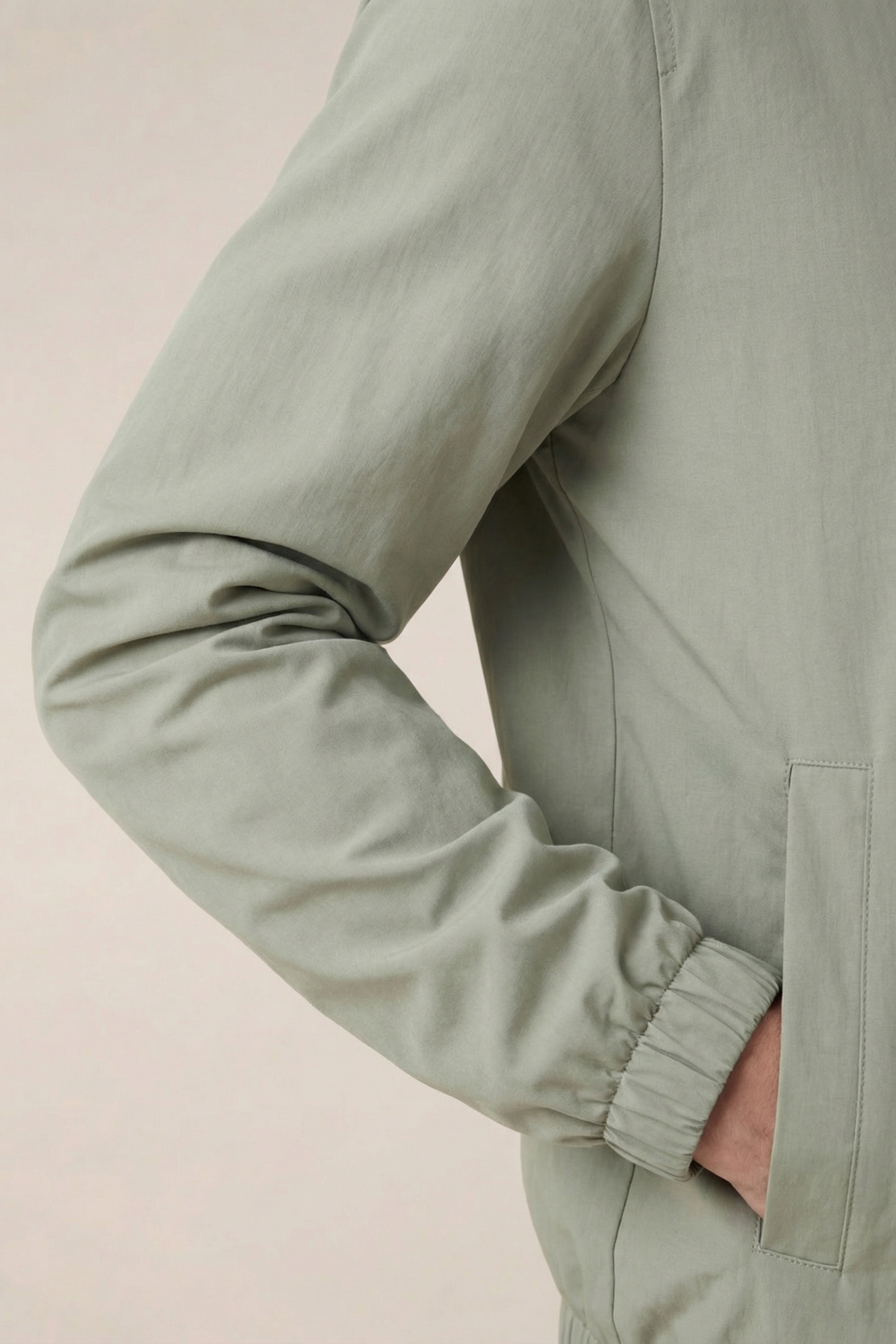 Veste réversible vert clair