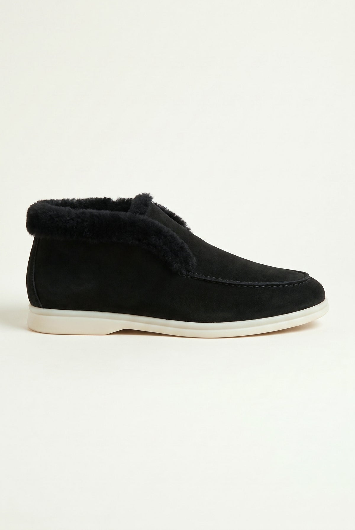 Black Cortina Shearling Loafer