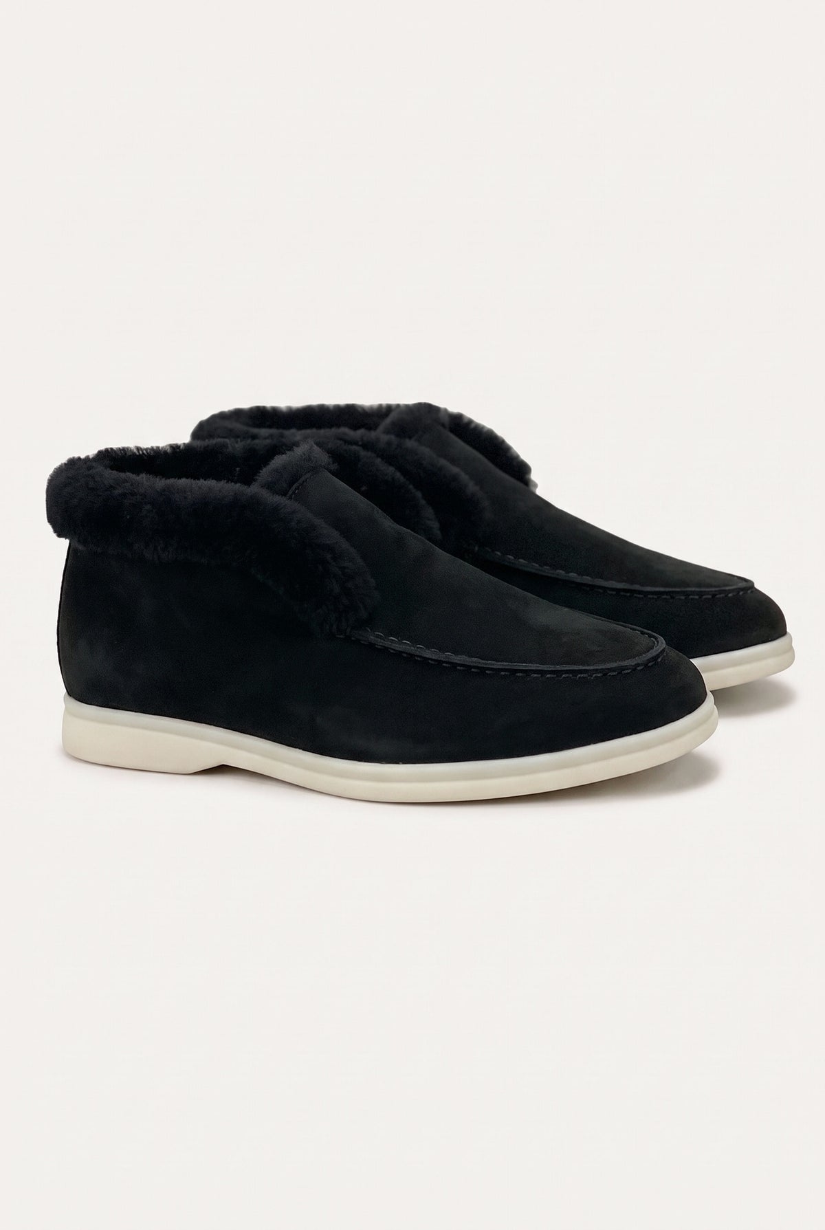 Black Cortina Shearling Loafer