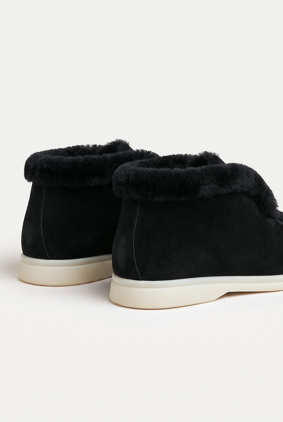 Black Cortina Shearling Loafer