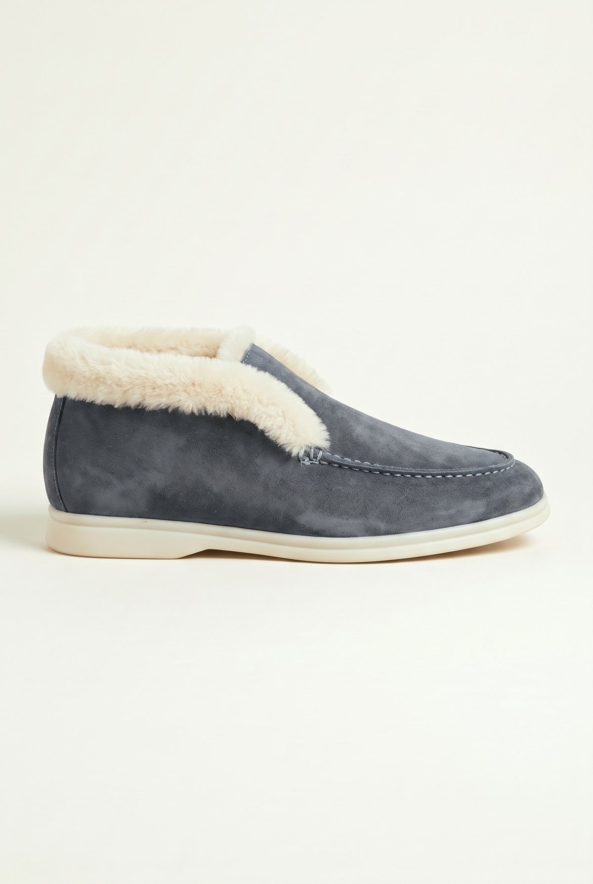 Charcoal Cortina Shearling Loafer