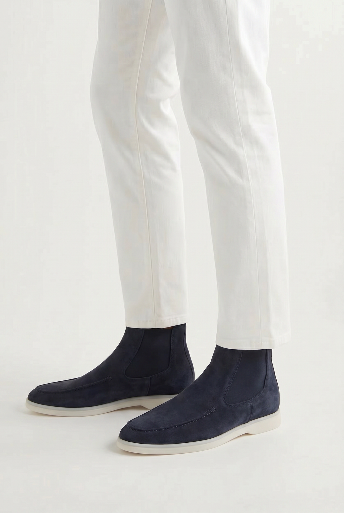 Palermo suède laars marineblauw