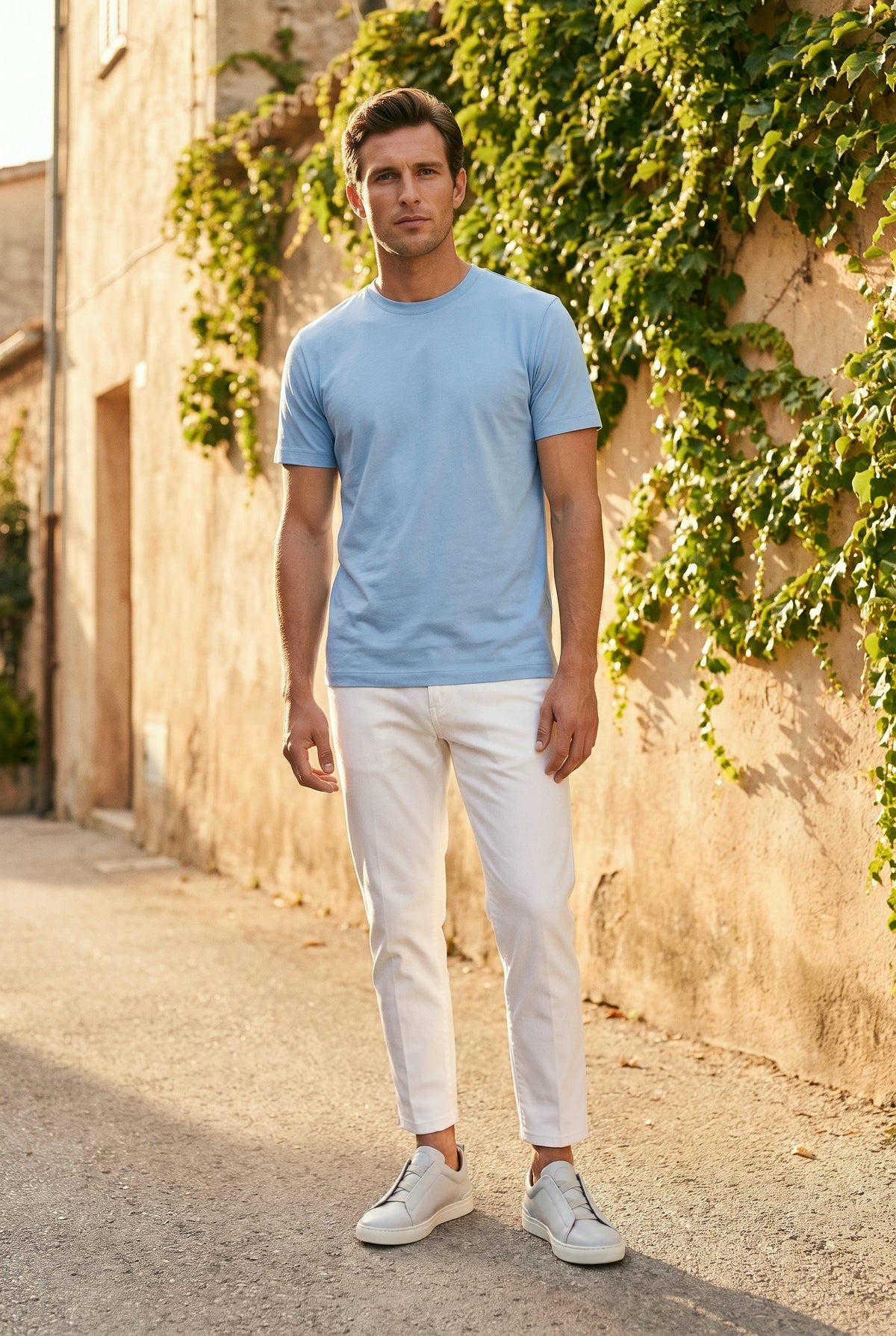 Light Grey Positano Trainer