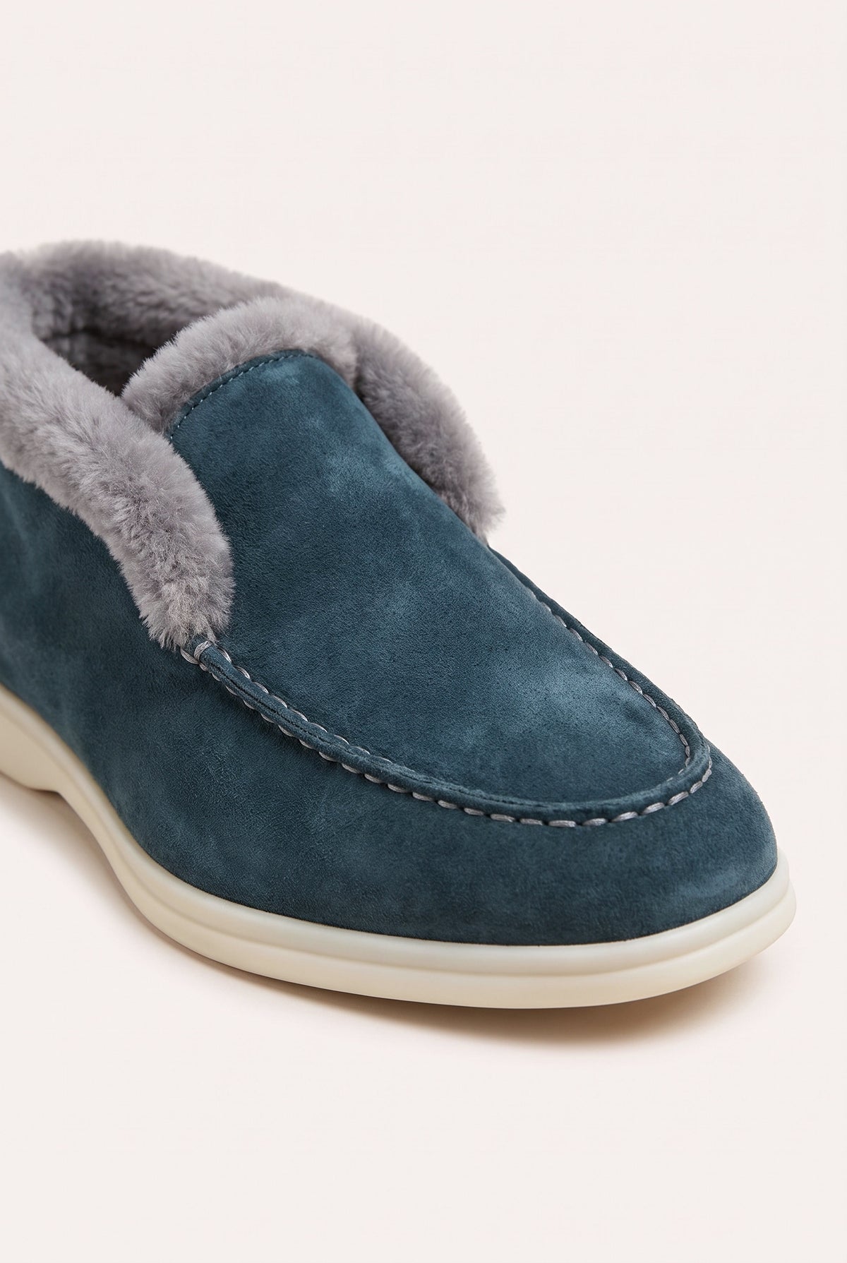 Petrol Cortina Shearling Loafer