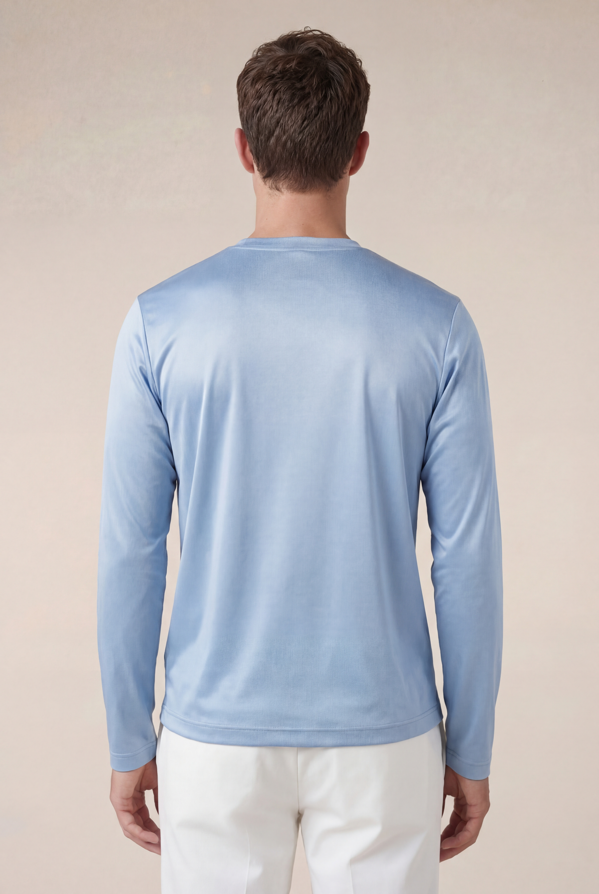 Portofino Long Sleeve Tee Baby Blue