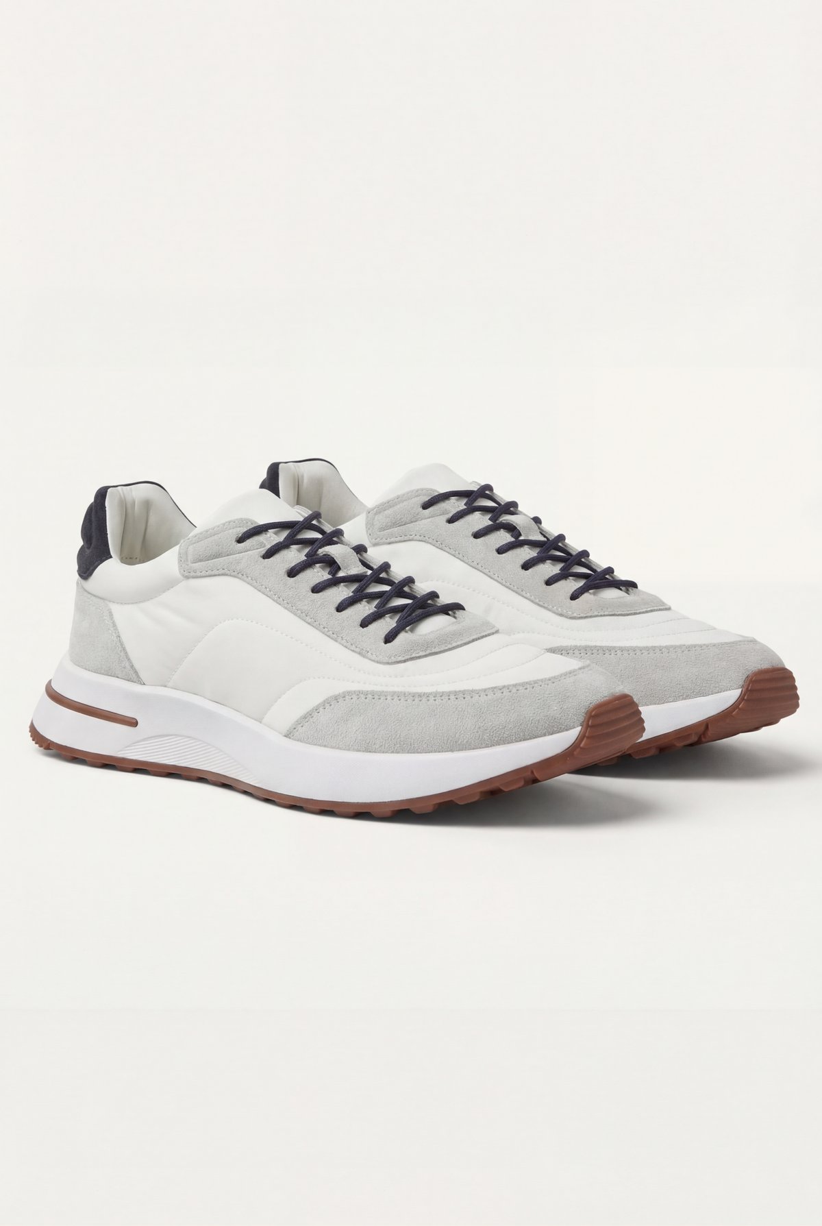 Portofino Sneaker aus Wildleder Weiß