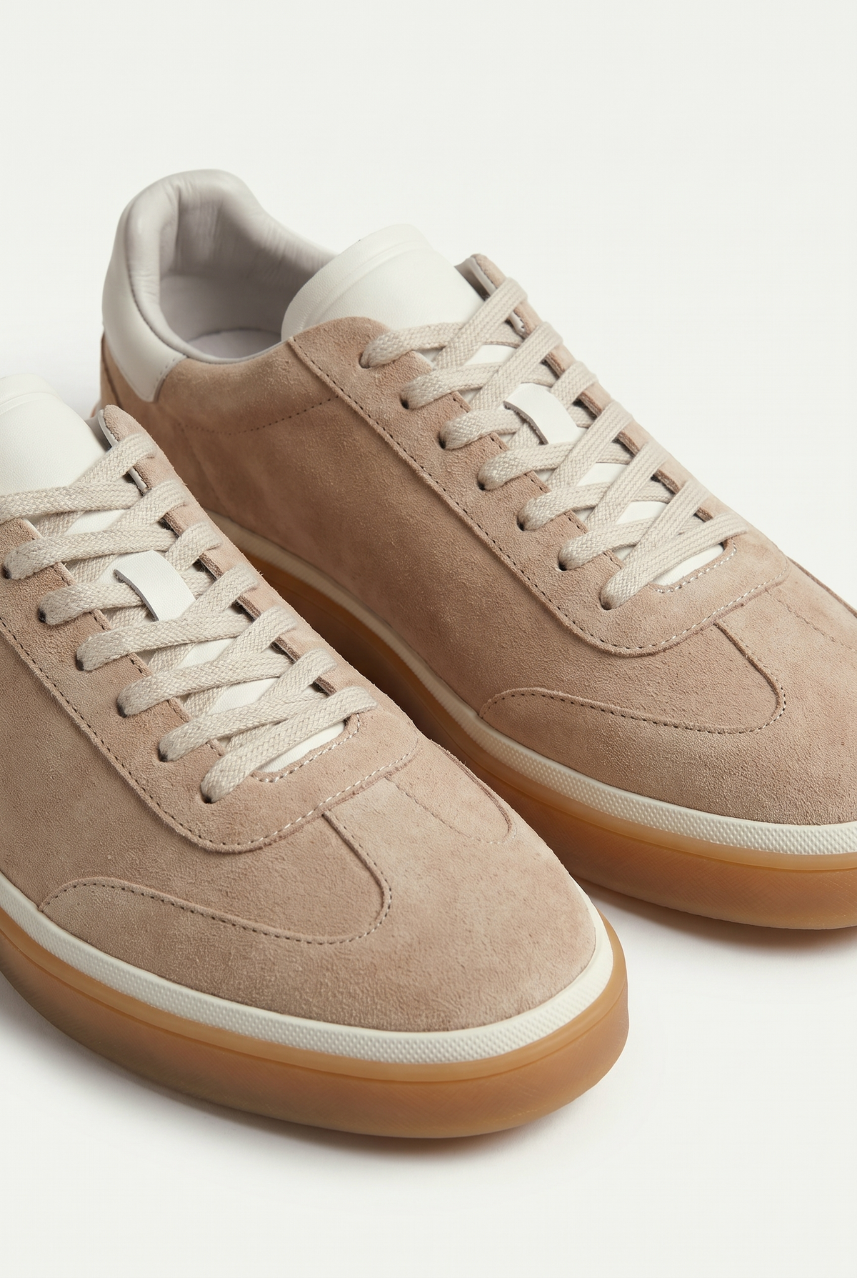 Bogota-Wildleder-Sneaker Kamelfarben