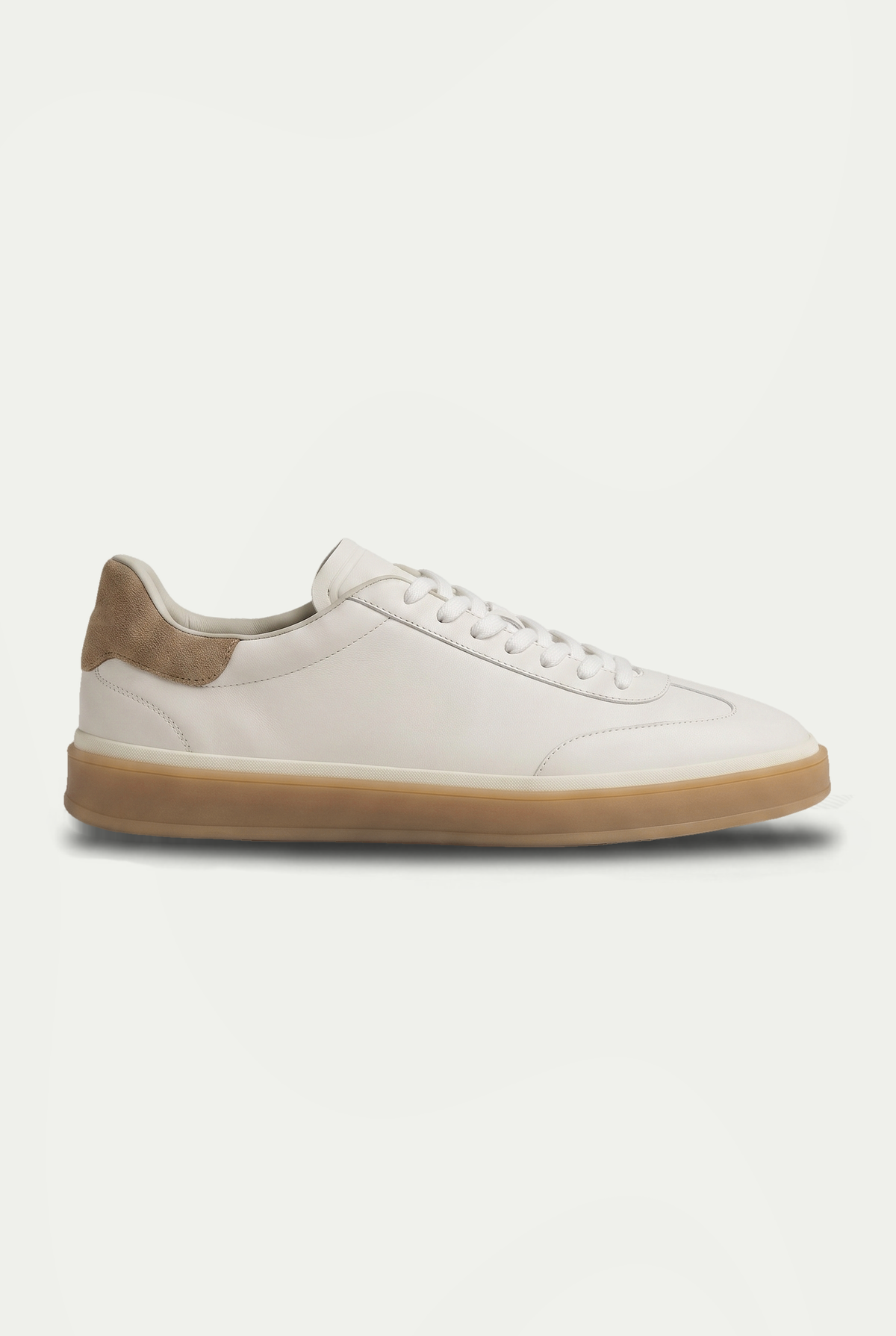 White Leather Bogota Trainer