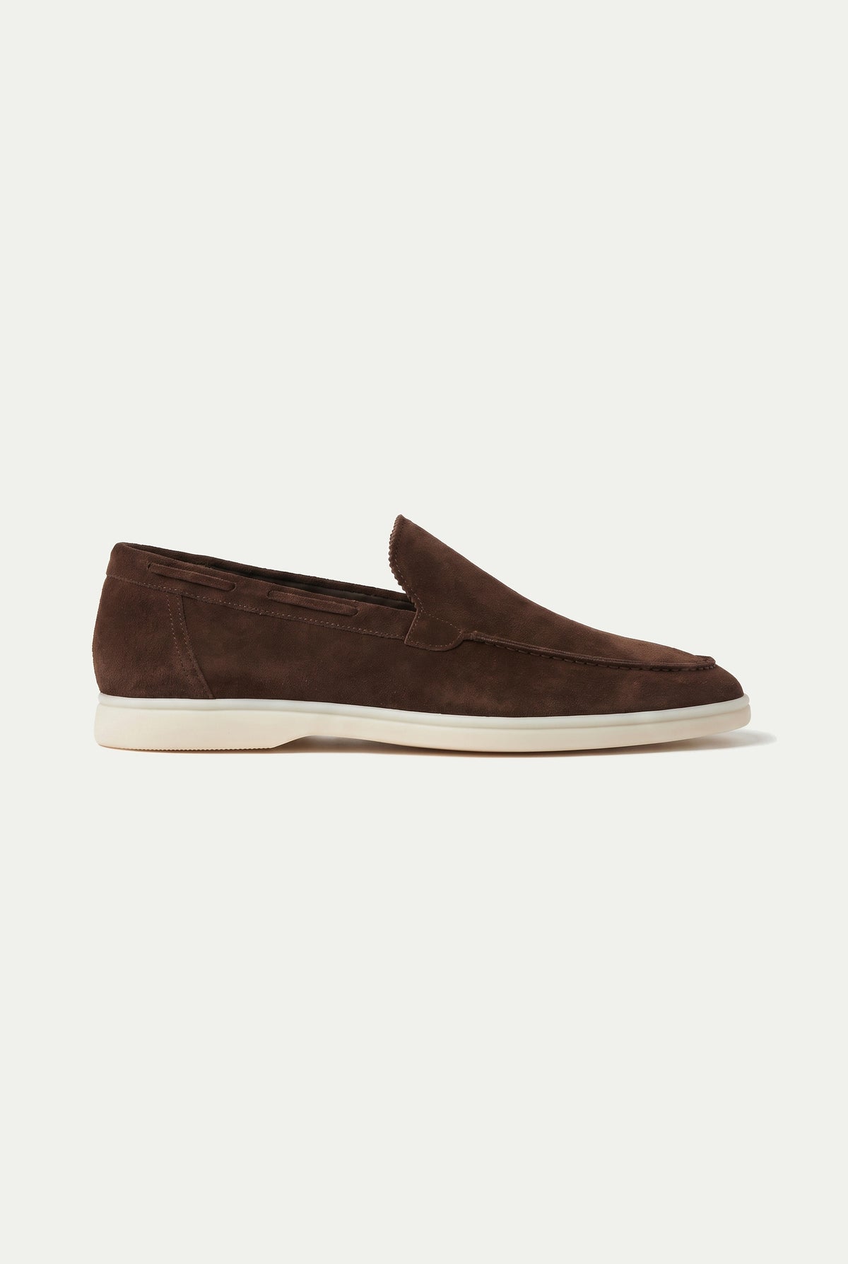 Chocolate Yacht Loafer - side view