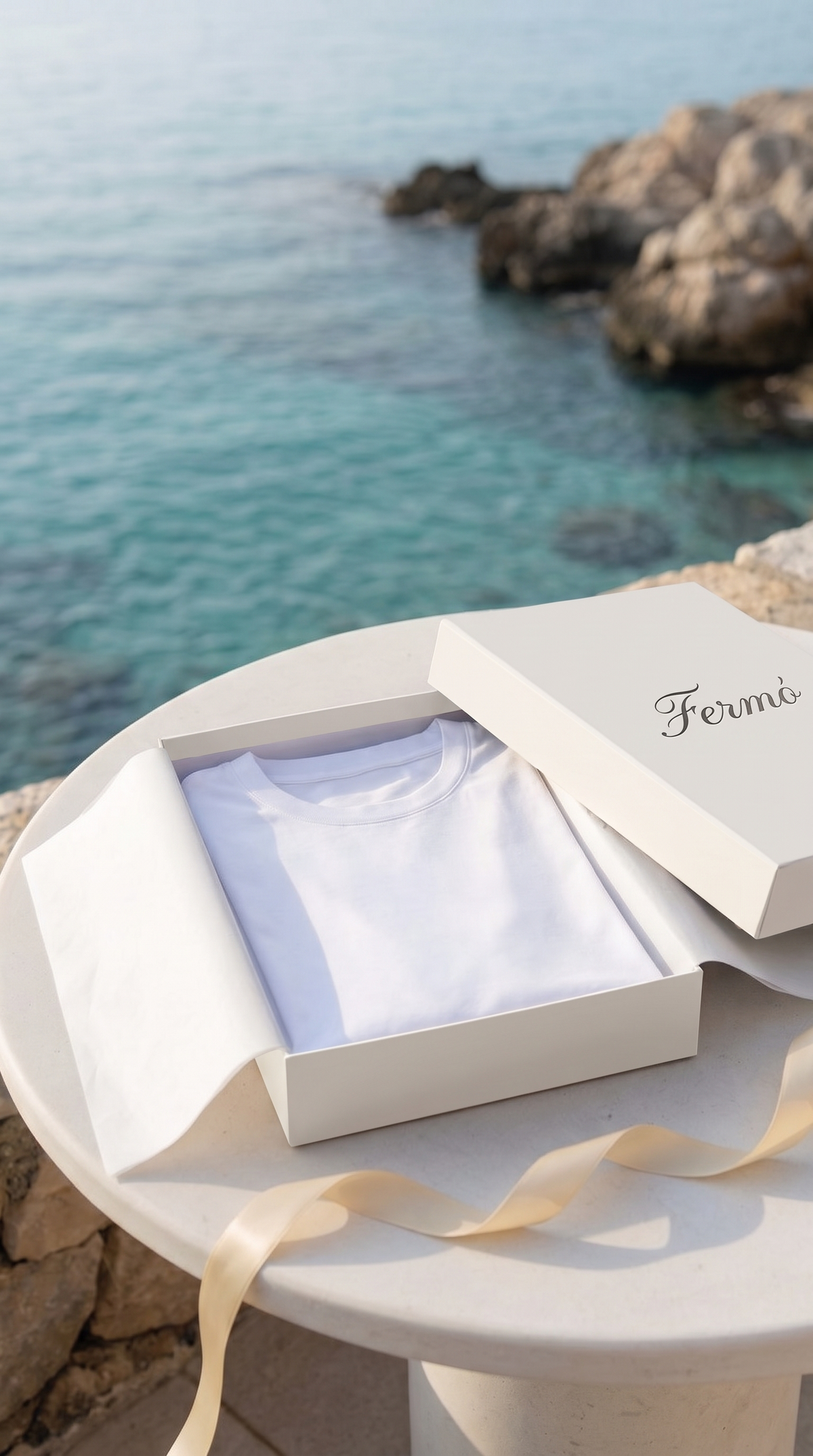 Portofino Long Sleeve Tee White