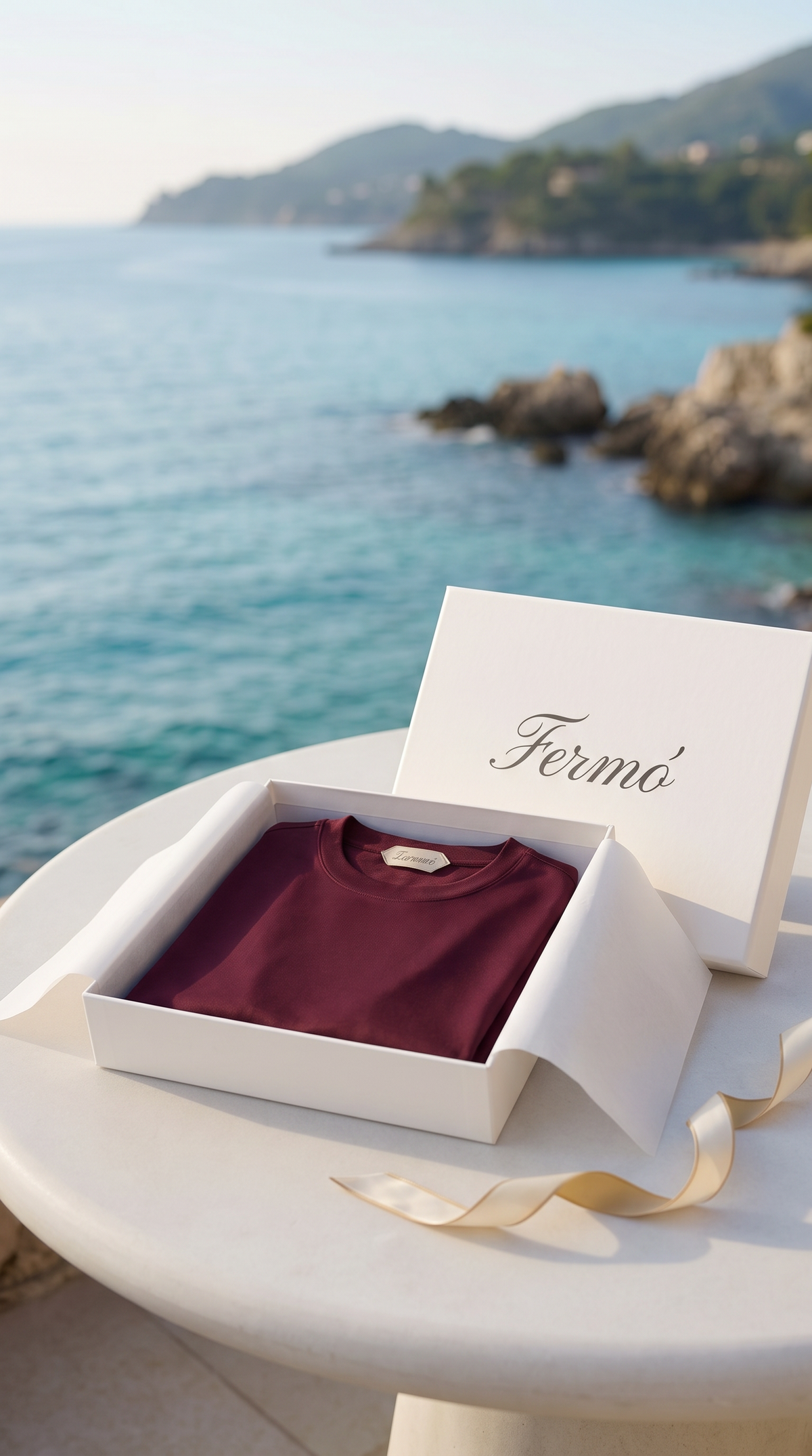 T-shirt Portofino bordeaux