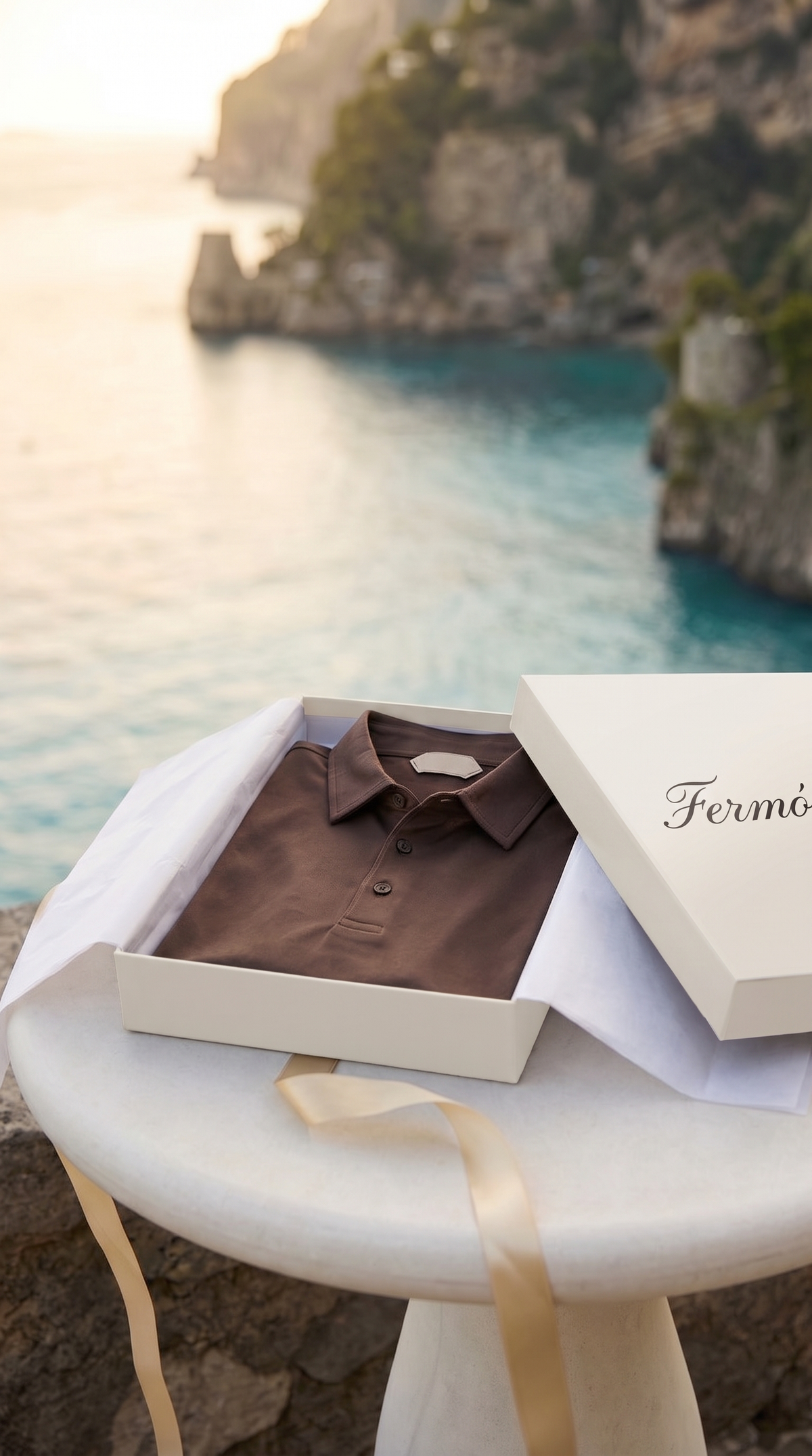 Polo Portofino marrone