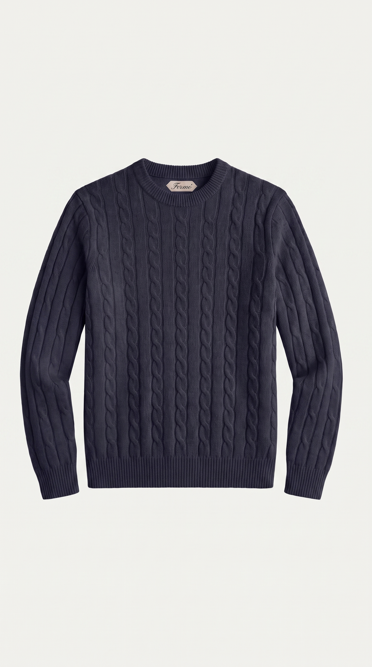 Como Cashmere Crewneck Navy