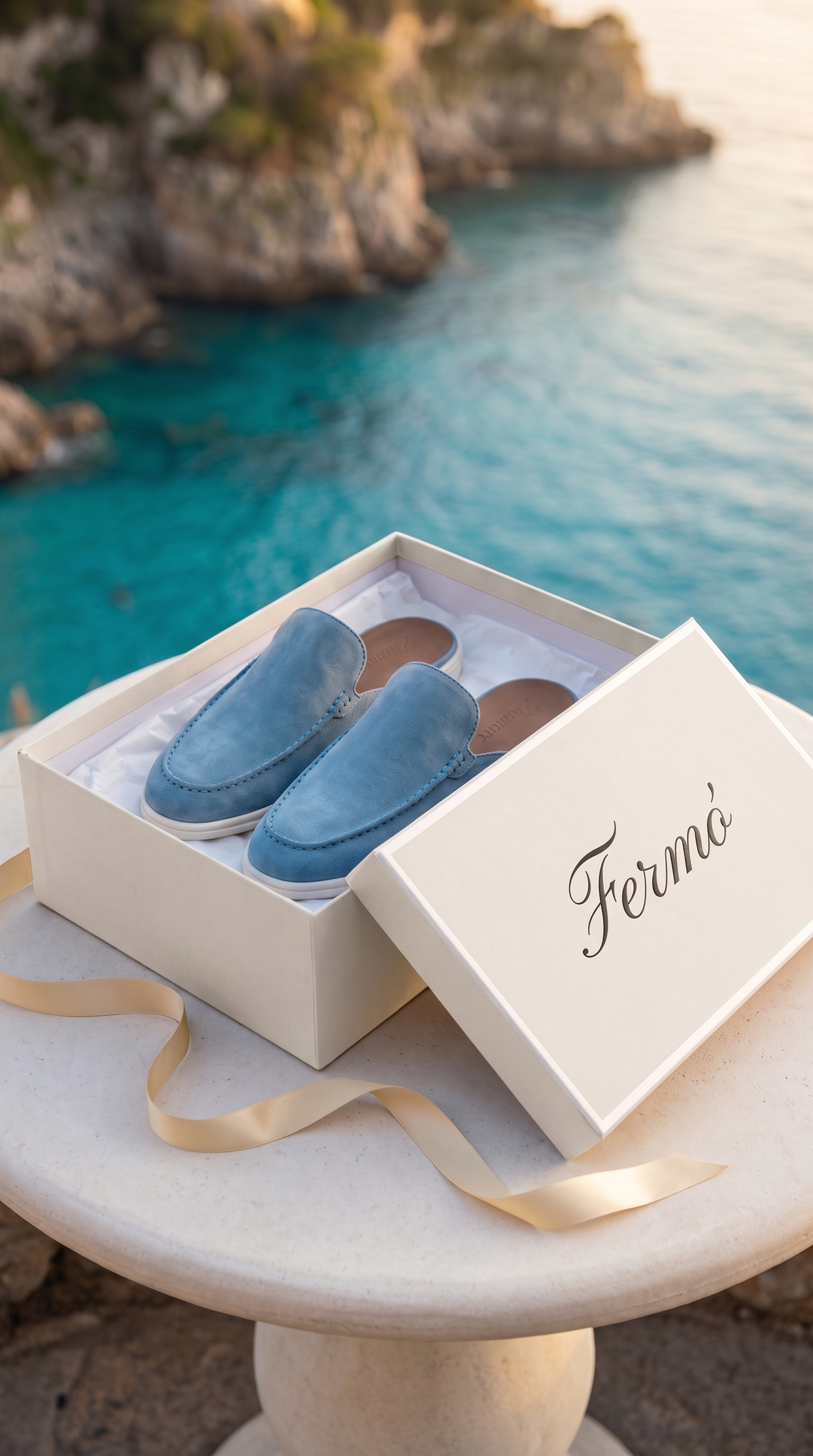 Light Blue Yacht Mule