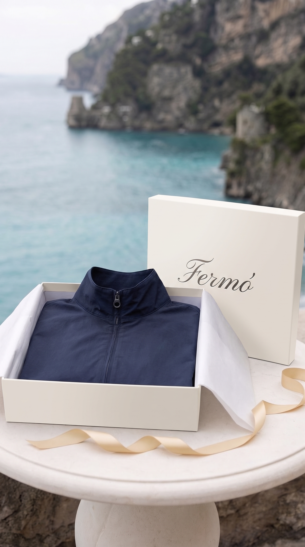 Wendbare Jacke Marineblau