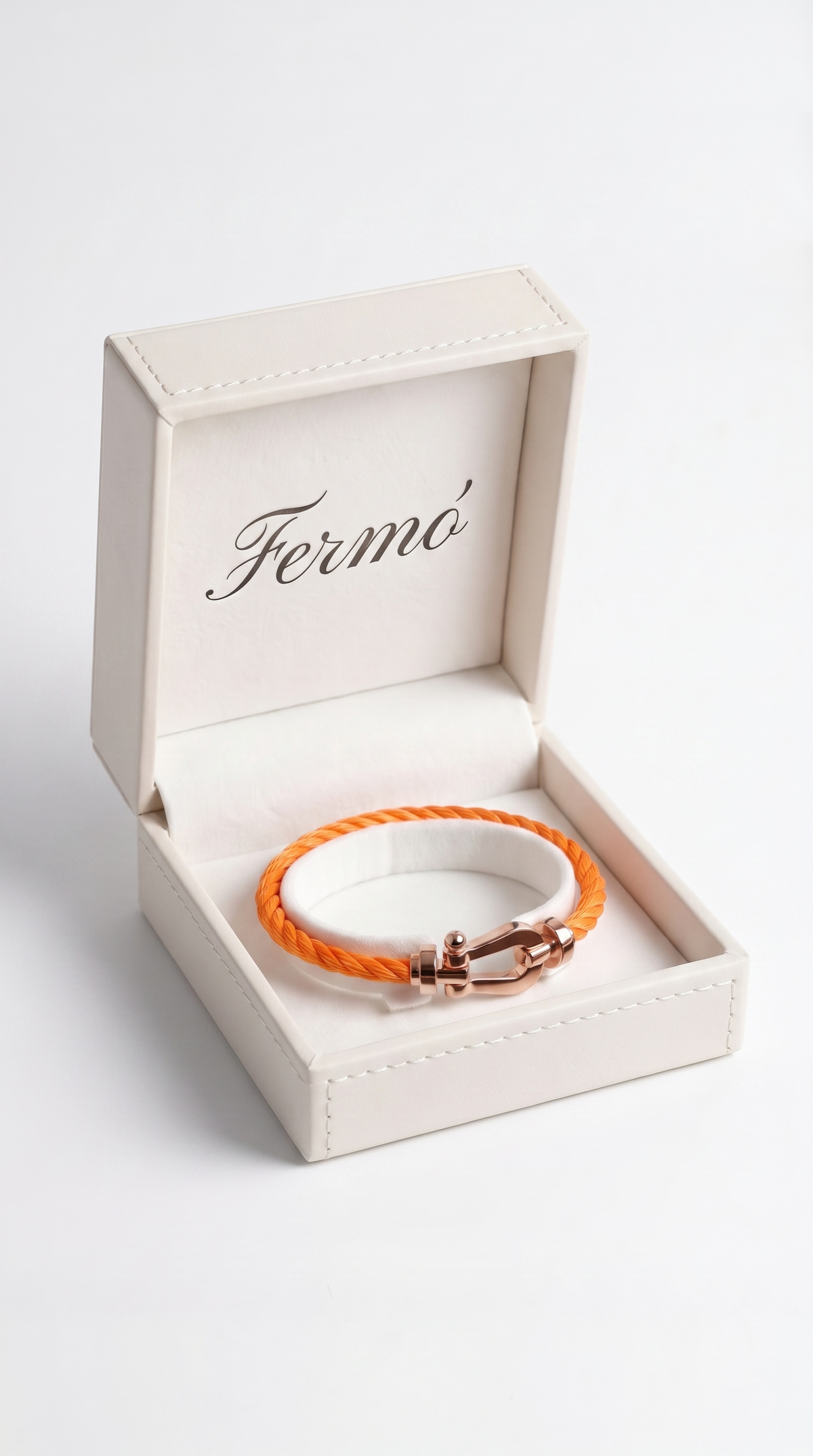 Fermó Yacht Bracelet Orange/Rose Gold