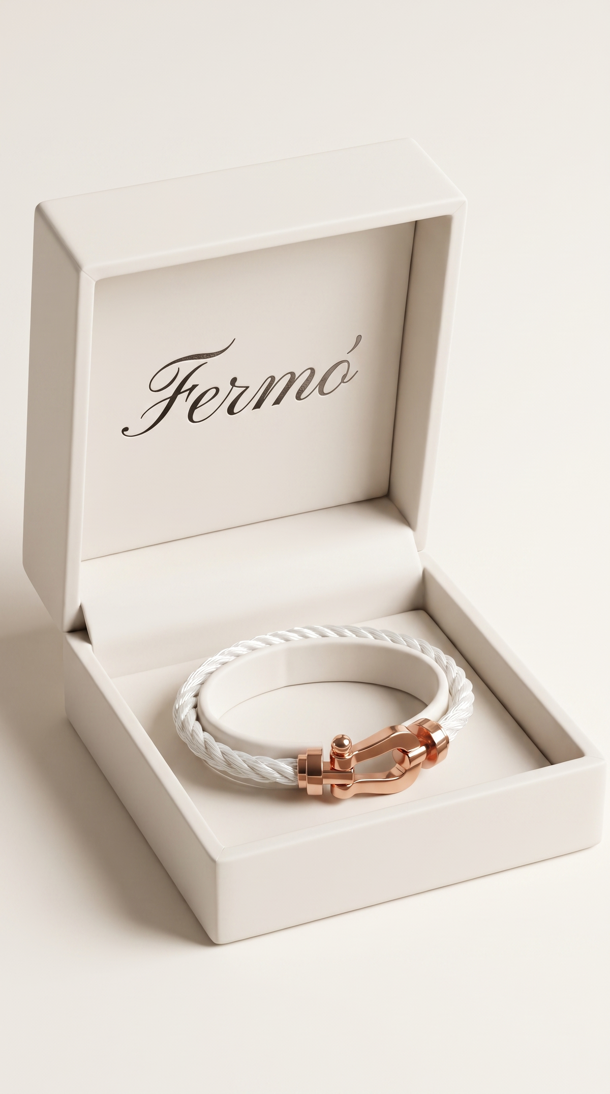 Fermó Yacht Bracelet White/Rose Gold