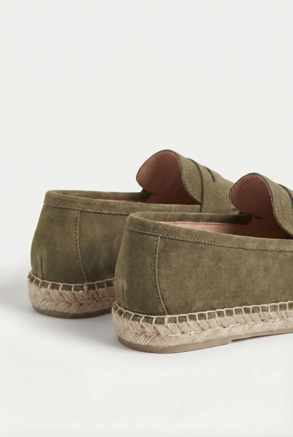 Riviera-Espadrille Olivgrün