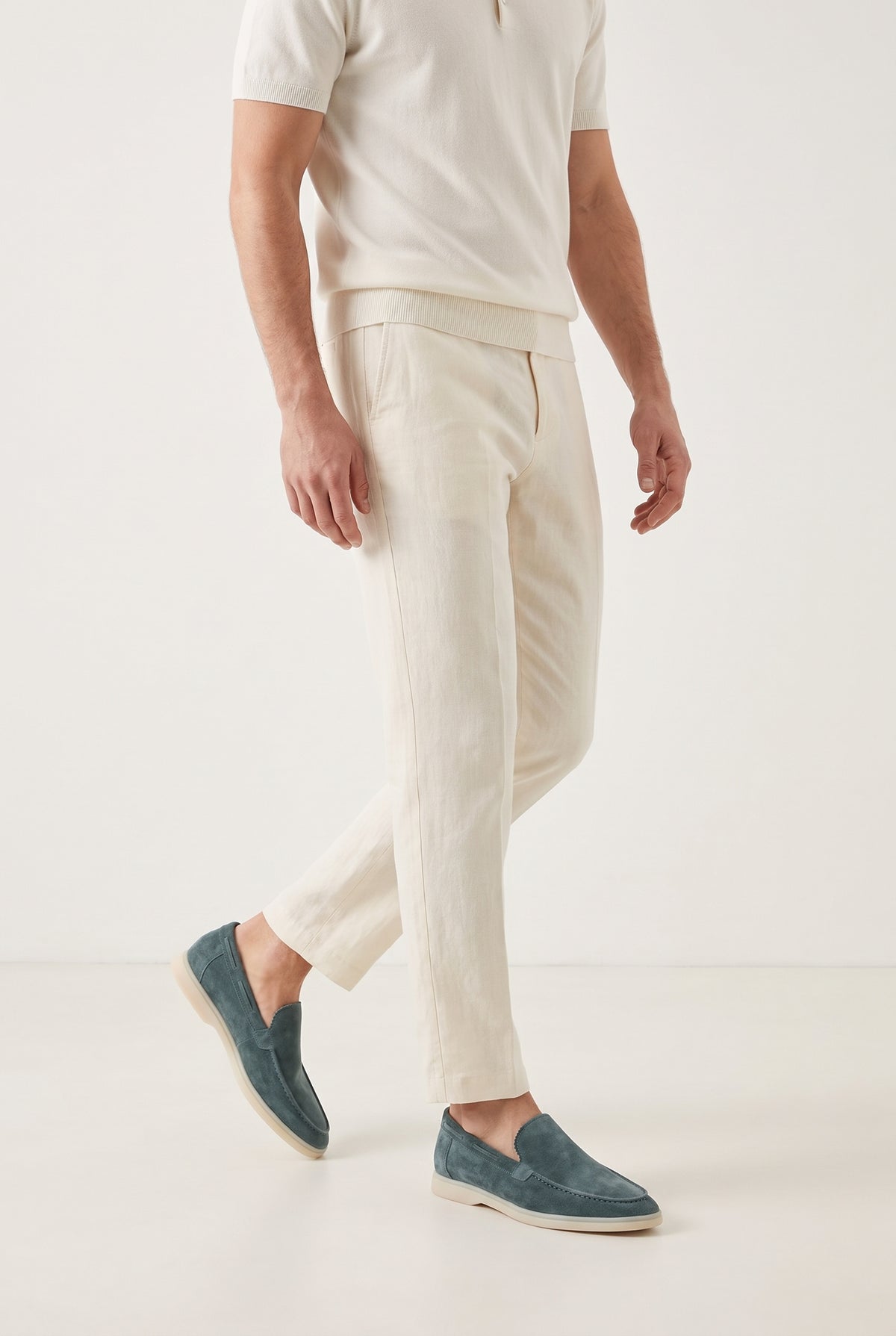 Petrol Yacht Loafer - worn, walking