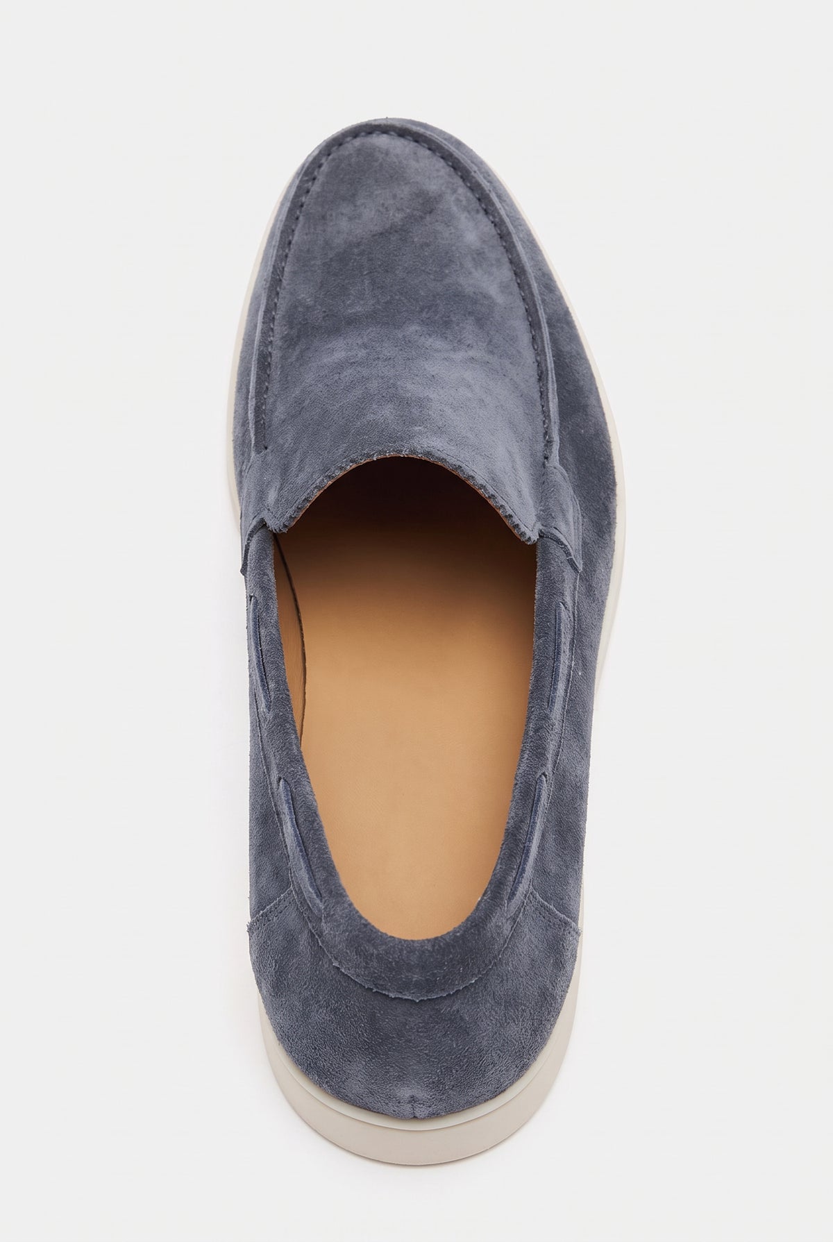 Steel Blue Yacht Loafer - inside view